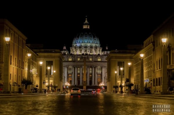Vatican City by night
