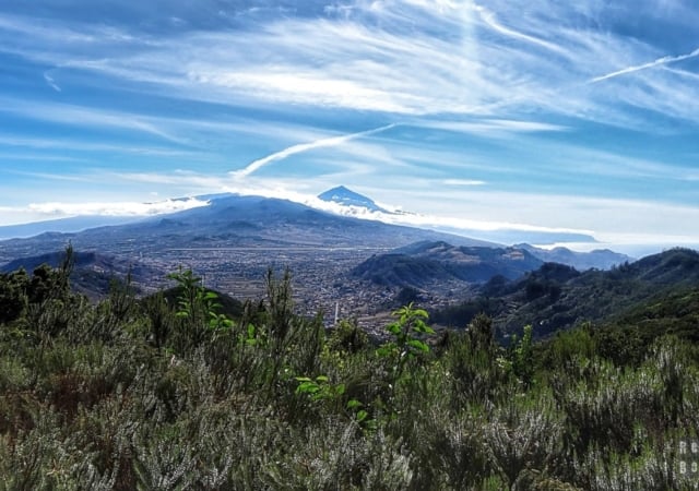 Tenerife - Anaga Mountains, view of Teide