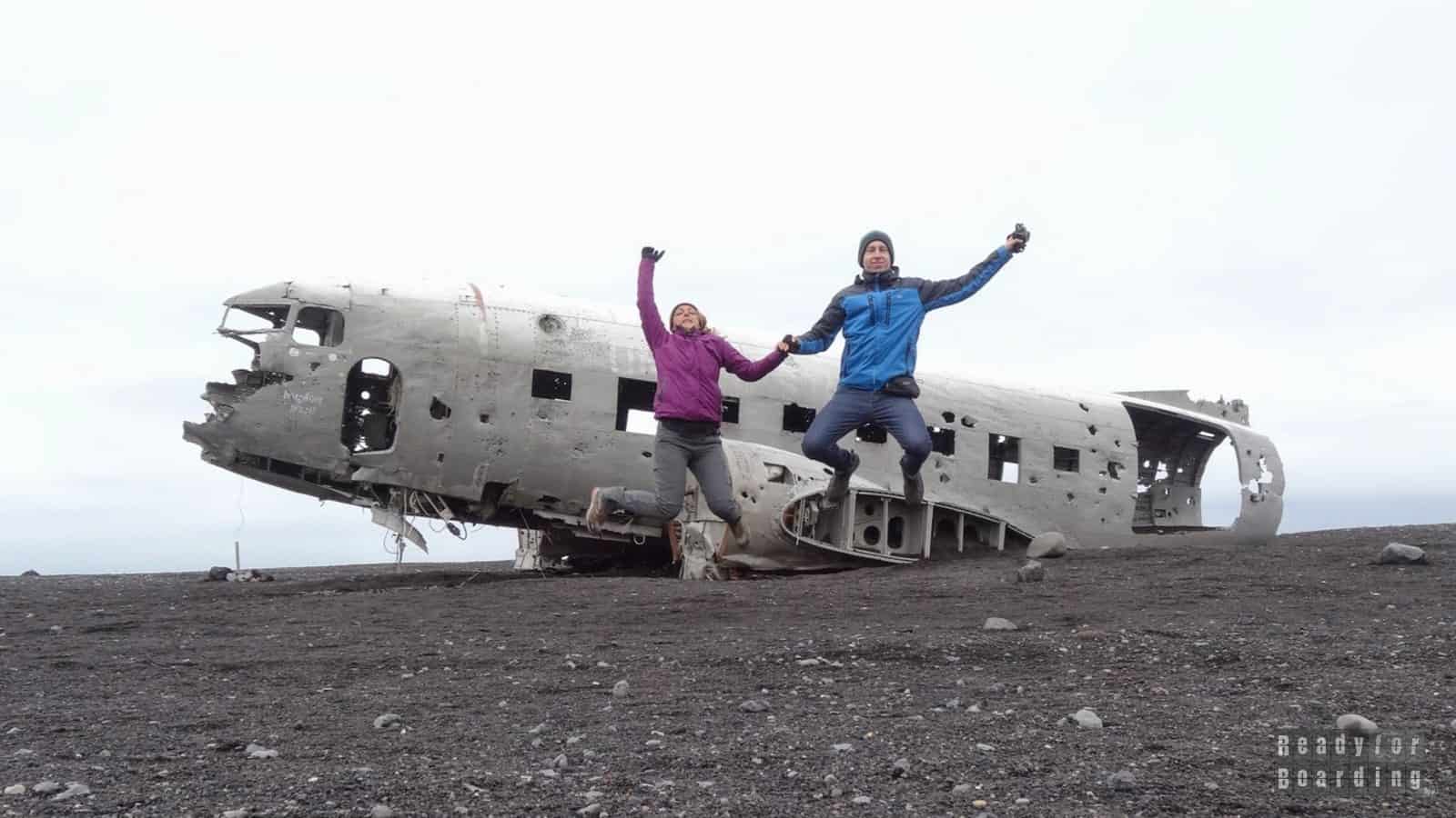 Wreckage of an American airliner - Iceland