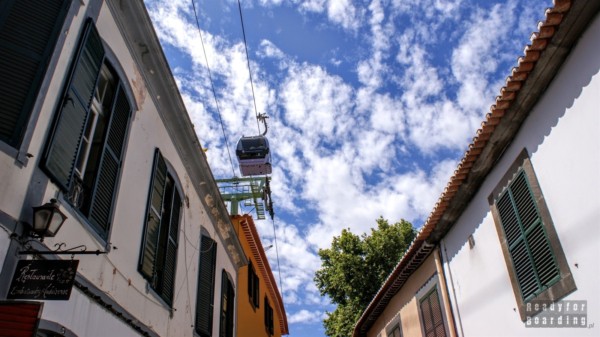 Teleferico, a cable car in Funchal