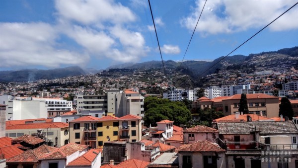 Teleferico, a cable car in Funchal