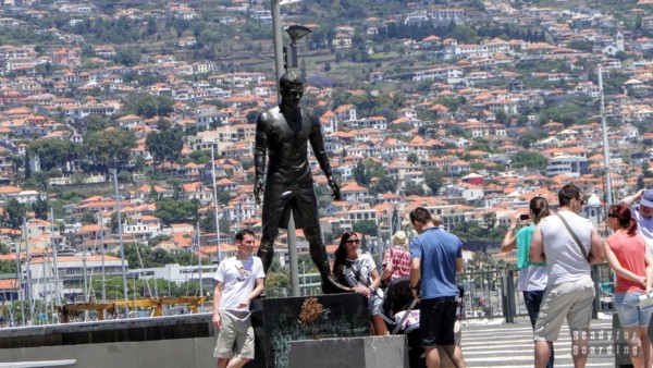 Christiano Ronaldo statue - Funchal, Madeira