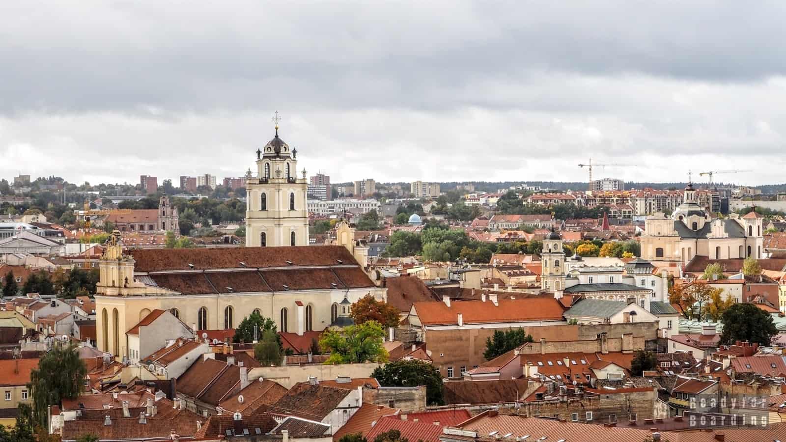 View from Gediminas Hill - Vilnius, Lithuania