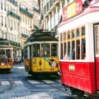 Streetcars in Lisbon