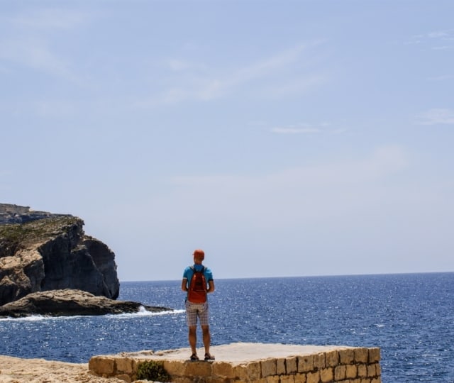 Cliffs on Gozo - Malta