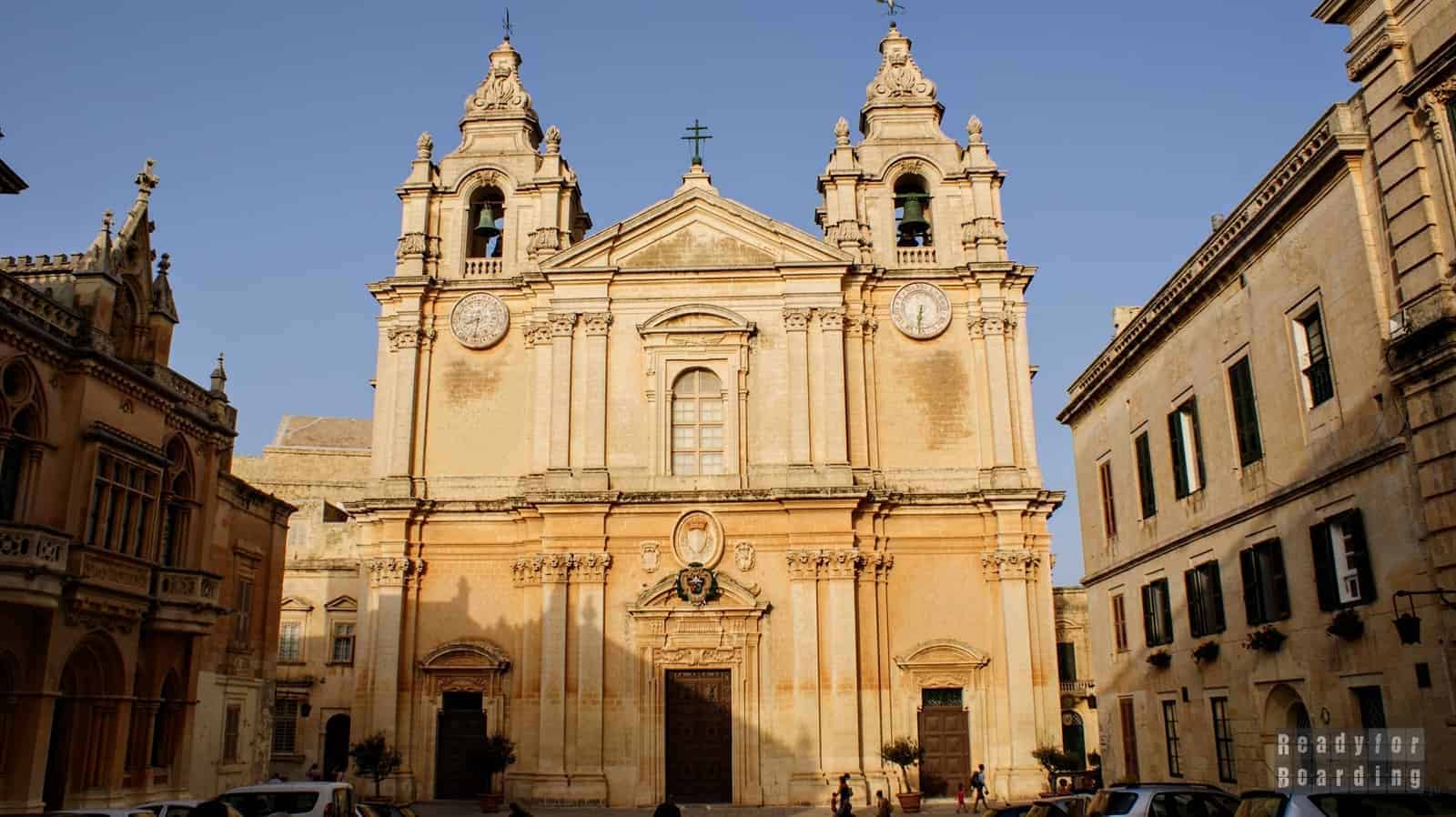 The Cathedral of St. St. Paul's Cathedral, Mdina - Malta