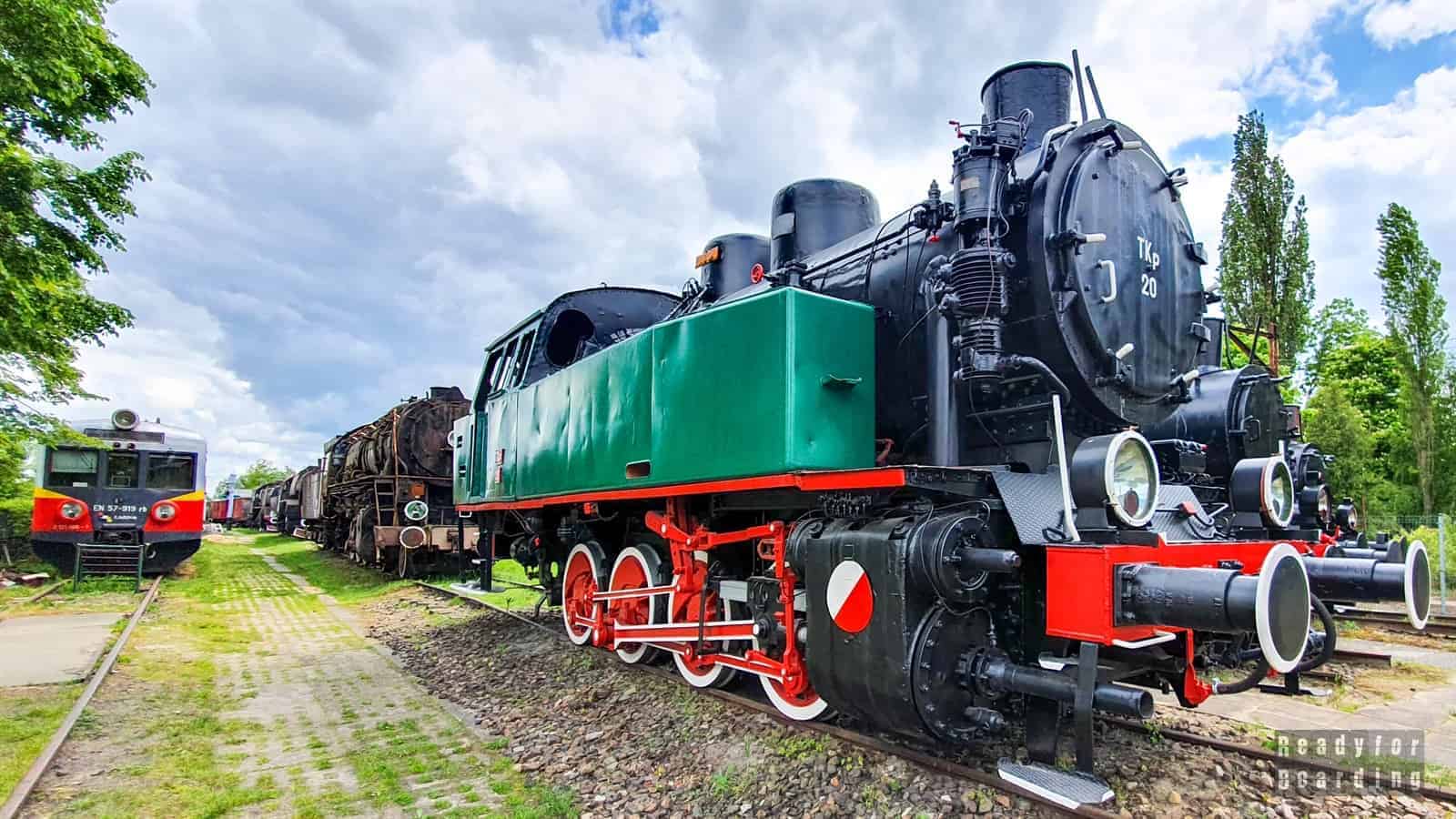 The open-air museum of locomotives in Karsznice - Zduńska Wola