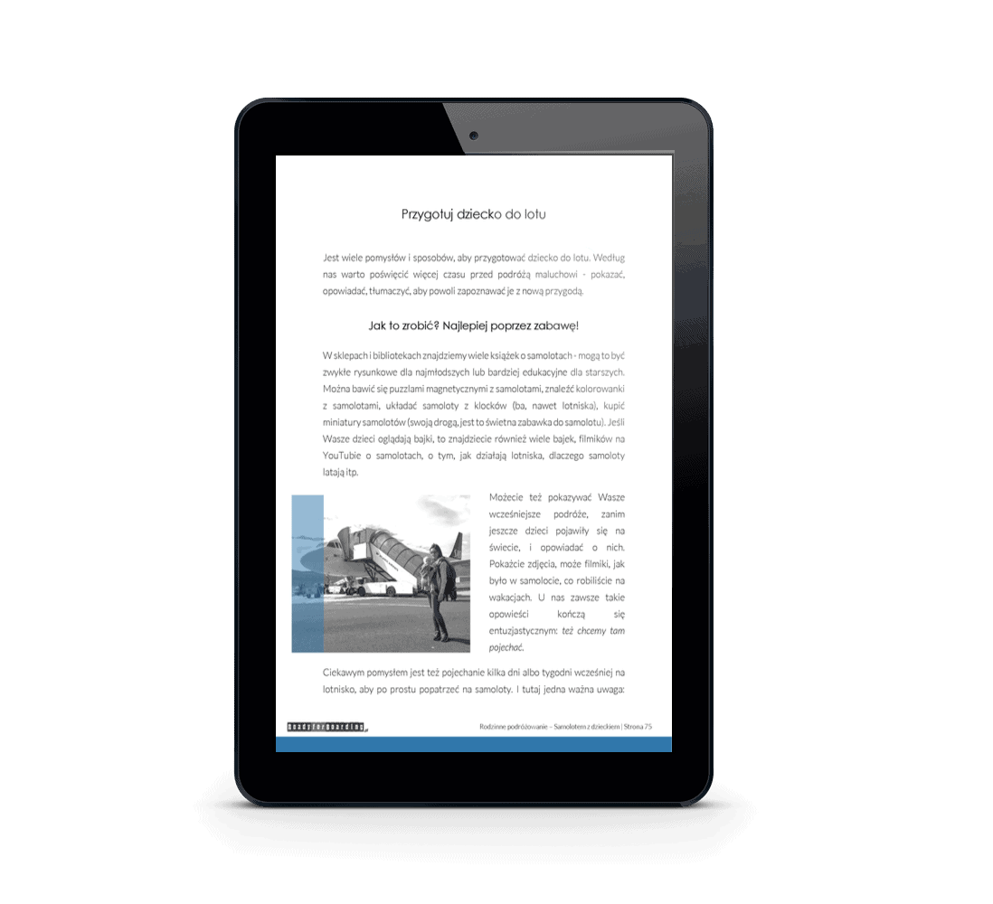 eBook "Family Travel - By Plane with a Child".